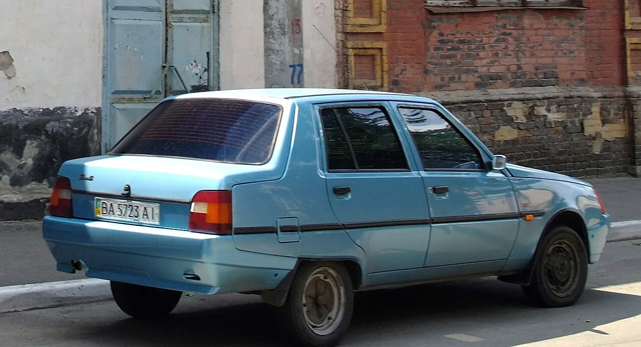 ZAZ Slavuta, rear